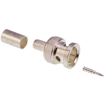 TE Connectivity 同軸コネクタ プラグ ケーブルマウント BNCコネクタ， 1-1337429-0 TE Connectivity Japan(旧:TYCOELECTRONICS(タイコエレクトロニクス))
