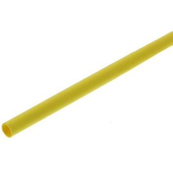 TE Connectivity 熱収縮チューブ， 収縮前 1.6mm， 収縮後 0.8mm， 黄 RNF-100-1/16-4-STK TE CONNECTIVITY