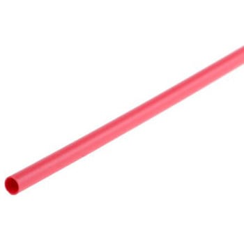 TE Connectivity 熱収縮チューブ， 収縮前 2.4mm， 収縮後 1.2mm， 赤 RNF-100-3/32-2-STK TE Connectivity Japan(旧:TYCOELECTRONICS(タイコエレクトロニクス))