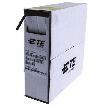 TE Connectivity 熱収縮チューブ， 収縮前 3.2mm， 収縮後 1.6mm， 黒 CGPT-R-3.2-0 TE CONNECTIVITY