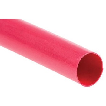 TE Connectivity 熱収縮チューブ， 収縮前 9.5mm， 収縮後 4.8mm， 赤 RNF-100-3/8-2-STK TE Connectivity Japan(旧:TYCOELECTRONICS(タイコエレクトロニクス))