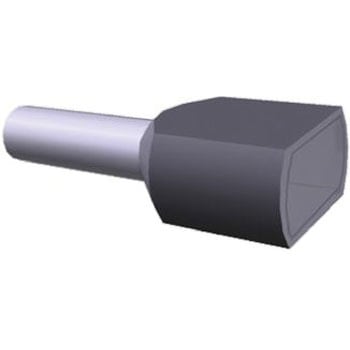 TE Connectivity 棒端子， 最大ワイヤサイズ 2 x 4mm2， ピン長さ 12mm， ピン径 3.7mm， 1-966144-0 TE CONNECTIVITY