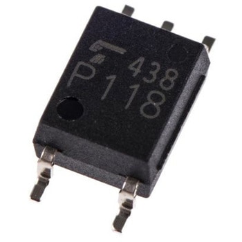 Toshiba (東芝) フォトカプラ， 表面実装 チャンネル数：1， ロジックゲート出力， TLP118(E(O 東芝