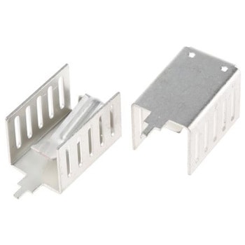 アーウィットサーマロイ ヒートシンク 長さ：13.08mm 幅：13.21mm 高さ：19.81mm， 7141DG AAVID THERMALLOY