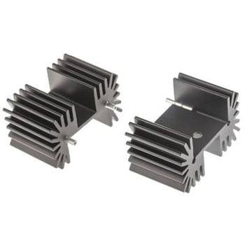 アーウィットサーマロイ ヒートシンク 長さ：25.4mm 幅：41.91mm 高さ：25.4mm， 6396BG AAVID THERMALLOY