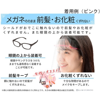 HMフェイスシールド クリア ミノル化学工業