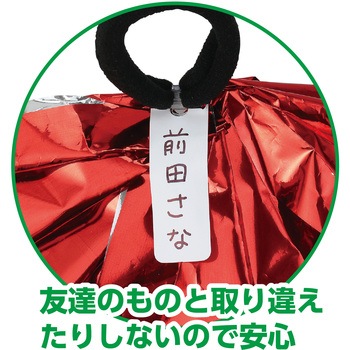 らくらくチアポンポン名札付 レッドシルバー アーテック