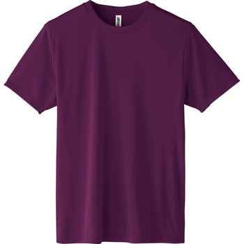 ライトドライTシャツ L パープル アーテック