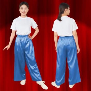ソフトサテンズボン L 青 アーテック(学校教材・教育玩具)