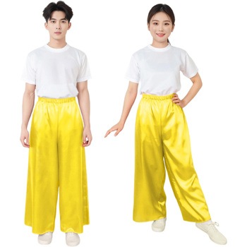 ソフトサテンズボン L 黄 アーテック[学校教材・教育玩具]