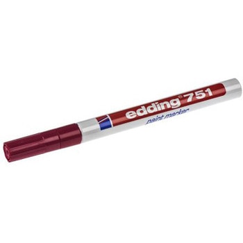 ペイントマーカーペン 赤 1 → 2mm EDDING