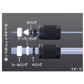GL14ソケット用スクリュージョイントセット 適用チューブ外径Φ1/4" 6.4mm BL62882 アズワン