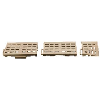 カラースノコジョイントRE フチ+ 75mm×150mm クリーム ミヅシマ工業