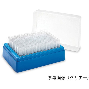 QSP マイクロテストチューブ 1.2mL フロスティ加工なし 96本×10ラック入 QSP
