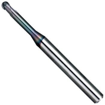 無限コーティングプレミアム高硬度用2枚刃ロングネックボールエンドミル MRBH230 NS(日進工具)