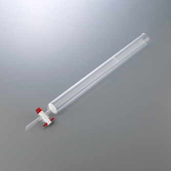クロマトグラフ管 フィルター付き Glassco