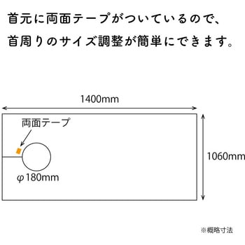 ディスポ刈布 袖なし 10枚入 ナビス(アズワン)