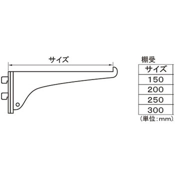 カラーシェルフ棚受 フジテック・ジャパン