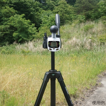 黒球型携帯熱中症計 アズワン