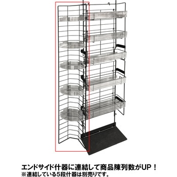 エンドサイドサイド什器 ダイドーハント(大同製鋲所)