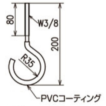 ケーブルフック O型 ダイドーハント(大同製鋲所)