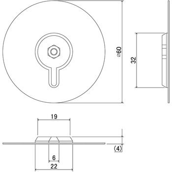 ナット付粘着シート ダイドーハント(大同製鋲所)