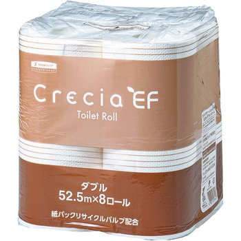 クレシア EFトイレットロール 8R 日本製紙クレシア