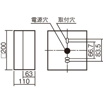 LED防雨型階段灯 スリットブラック Panasonic(パナソニック)