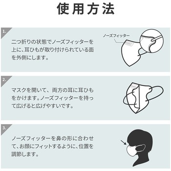 不織布マスク 「W COLOR MASK」 3D キープフィット ふつうサイズ(個包装) 20枚入り プラスライフ
