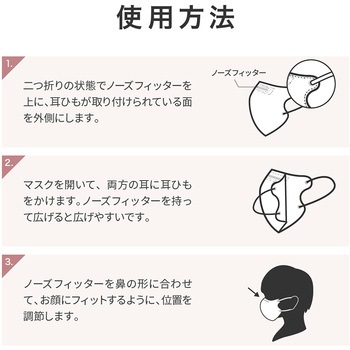 不織布マスク 「W COLOR MASK」 3D キープフィット ふつうサイズ(個包装) 20枚入り プラスライフ