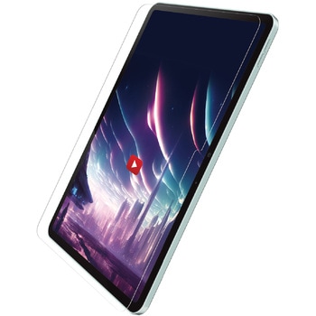 11インチ iPad Air (M2) ガラスフィルム 超高透明 光反射軽減 ガイドフレーム付 表面硬度10H 指紋防止 エレコム