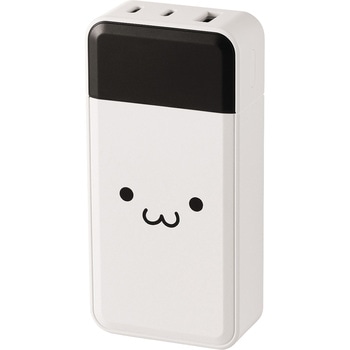 DE-C51L-10000WF ���o�C���o�b�e���[ 10000mAh ��e�� PD 30W ���o��(Type-C�~2) �o��(USB-A�~1) LED�c��(%)�\�� �G���R�� ���낿���(�z���C�g�~�u���b�N)�F 80778829