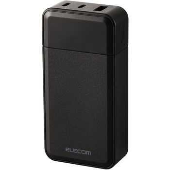 モバイルバッテリー 10000mAh 大容量 PD 30W 入出力(USB Type-C×2) 出力(USB-A×1) LED残量(%)表示 エレコム