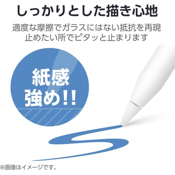 11インチ iPad Air (M2) フィルム ペーパーライク 上質紙 紙のような描き心地 アンチグレア 指紋防止 エレコム