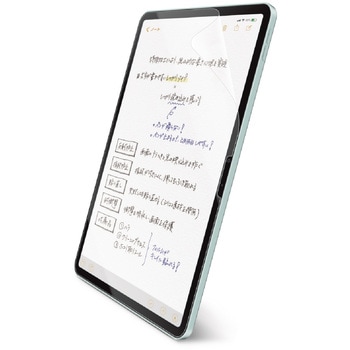 11インチ iPad Air (M2) フィルム ペーパーライク 文字用 紙のような描き心地 アンチグレア しっかりタイプ エレコム