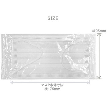 サージカルフェイスマスク 個包装 つばさ
