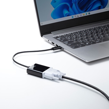 変換アダプタ_USB TypeC-DVI サンワサプライ