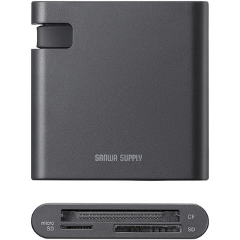 カードリーダー_USB TypeC_UHS-II対応SD4.0 サンワサプライ