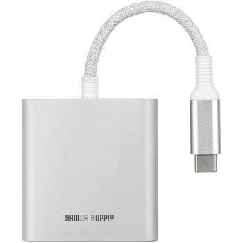カードリーダー_USB TypeC_USB PD充電対応 サンワサプライ