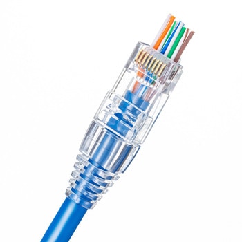 RJ-45コネクタ_CAT6A_貫通型 サンワサプライ