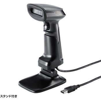 バーコードリーダー_2次元_QR対応 サンワサプライ