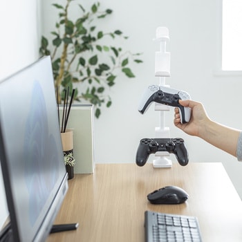 スタンド_ゲームコントローラー用_ヘッドフォンホルダー付き サンワサプライ