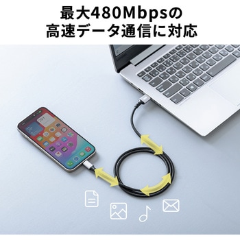 USBTypeC-Aケーブル_USB2.0 サンワサプライ