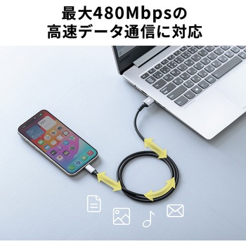 USBTypeC-Aケーブル_USB2.0 サンワサプライ