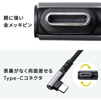 USBTypeC-Aケーブル_USB2.0 サンワサプライ
