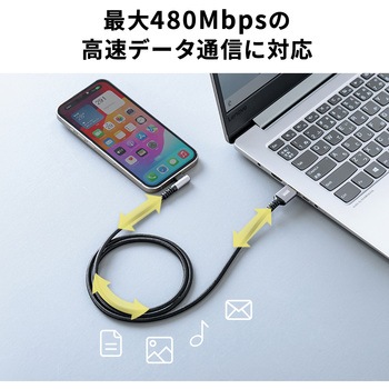 USBTypeC-Aケーブル_USB2.0 サンワサプライ