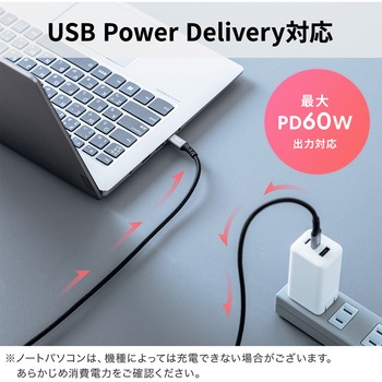USBTypeCケーブル_USB2.0 サンワサプライ