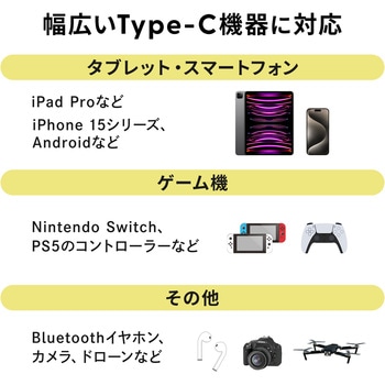 USBTypeCケーブル_USB2.0 サンワサプライ