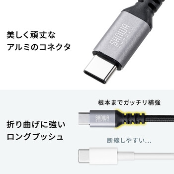 USBTypeCケーブル_USB2.0 サンワサプライ