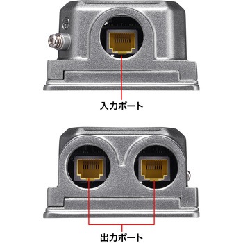 エクステンダー_PoE_防水対応 サンワサプライ